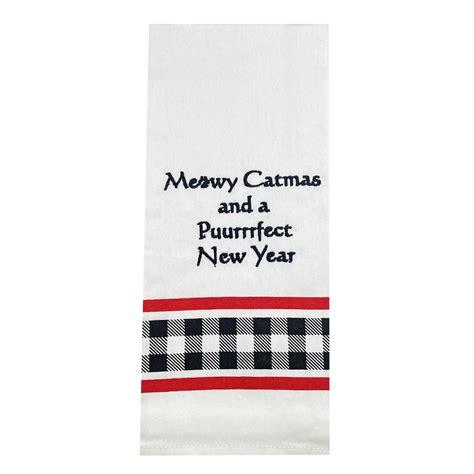 Meowy Catmas Towel Best Of Everything Online Shopping