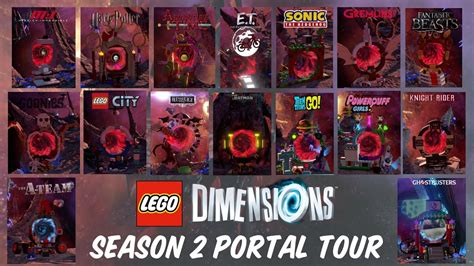 LEGO Dimensions Season 2 Adventure Worlds Portal Tour YouTube