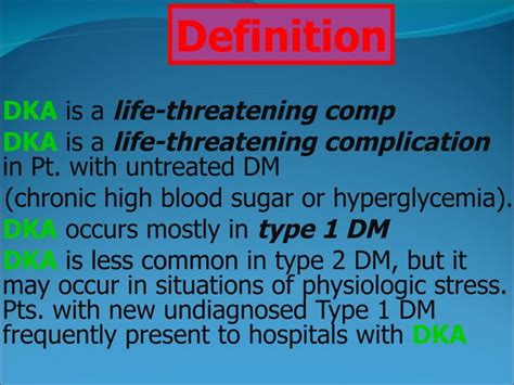 Diabetic Ketoacidosis Ppt