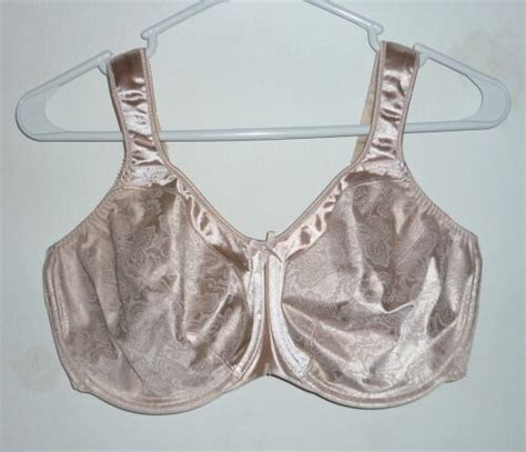 Bali Satin Tracings Minimizer Underwire Bra Sz 36ddd Style 3562