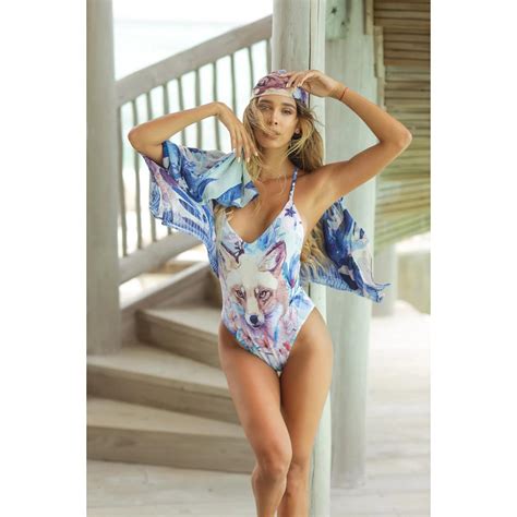 Wholesale High Quality New Bikini Sexy Female One Piece Fox Pattern Woman Swimsuit Bikini