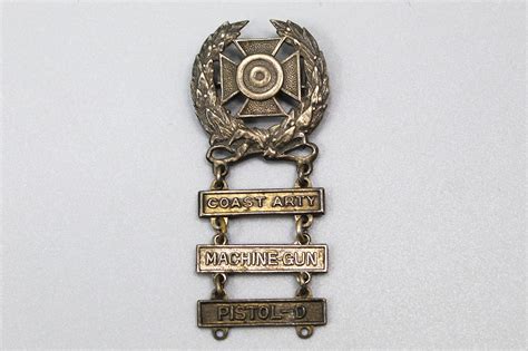 army expert qualification badge  bars sterling flu time