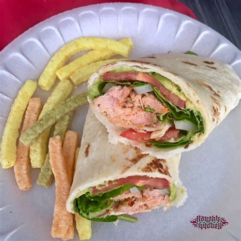 Healthy Salmon Wrap – Naughty Kitchen