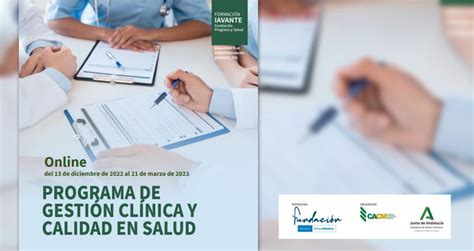 Curso Online Programa De Gestión Clínica Y Calidad En Salud Colegio