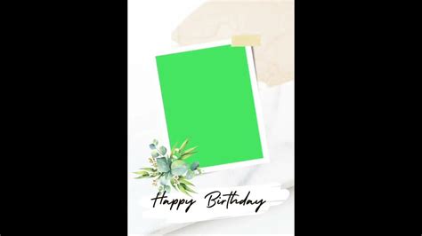 Happy Birthday Green Screen Short Video 🎂🎂🎂 2023 Youtube Ytshorts