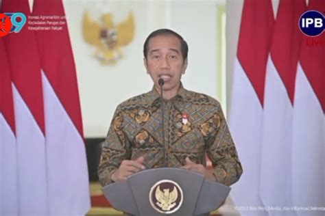 Presiden Jokowi Dorong Ipb Berkontribusi Atasi Krisis Pangan Antara News