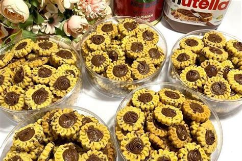 Resep Nutella Cookies Lumer Renyah Dan Nikmat Untuk Sajian Pada Momen