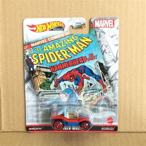 Hotwheels Premium Marvel The Amazing Spider Man Spider Mobile Lazada Indonesia