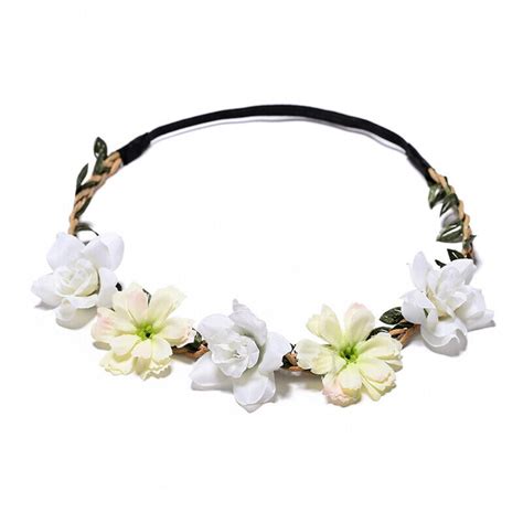 Damen M Dchen Blumen Stirnband Hochzeit Brautjungfer Braut Elastisches