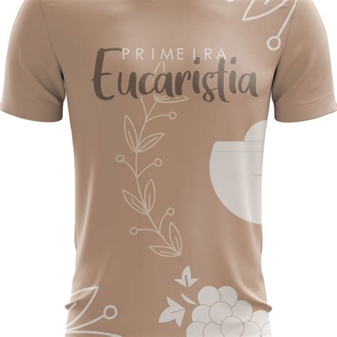 Camiseta Camisa Religião Primeira Eucaristia Catolicismo Elo7