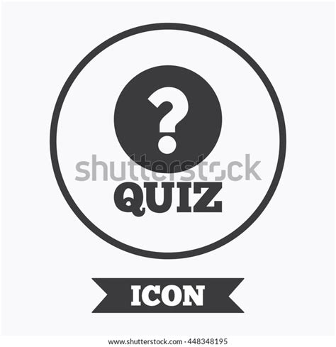 Quiz Question Mark Sign Icon Questions Stock Vector Royalty Free