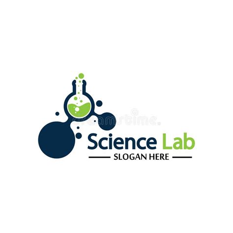 Science Lab Logolaboratory Tube Logo Template Design Vector Emblem