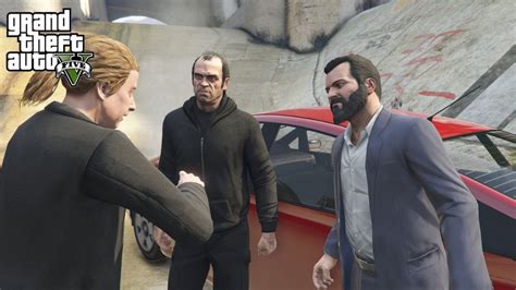 Gta 5 First Time Trevor Meets To Michael In Los Santos 4k 60fps