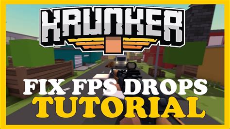 Krunker How To Fix Fps Drops And Stuttering Complete Tutorial Youtube