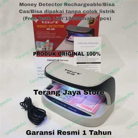 Jual Money Detector Promaxi Md Lampu Uv Deteksi Uang Palsu Promaxi