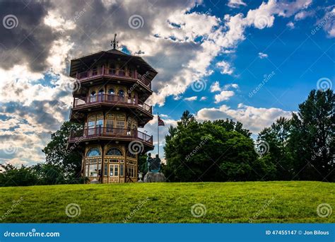 The Pagoda At Patterson Park In Baltimore Maryland Stock Image