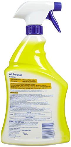 Lysol All Purpose Cleaner Spray Lemon Breeze Yellow Fl Oz