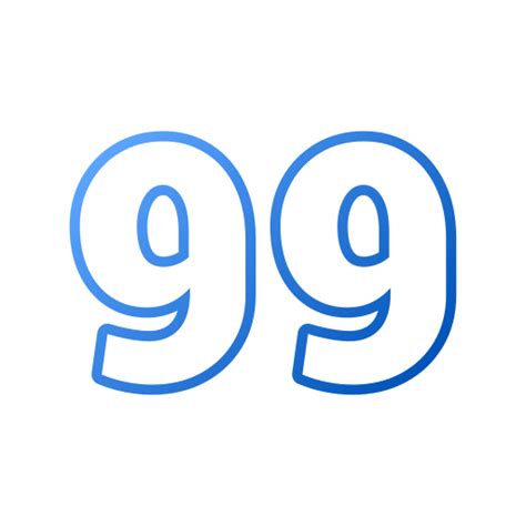 99 Generic gradient outline icon