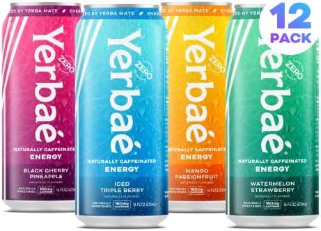 Amazon Yerbae Energy Beverage Variety Core Pack Sugar