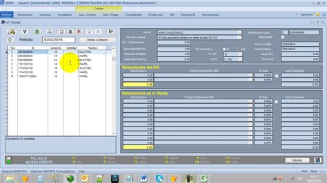 4 Sri At Ventas Fenix Sistema Contable Youtube