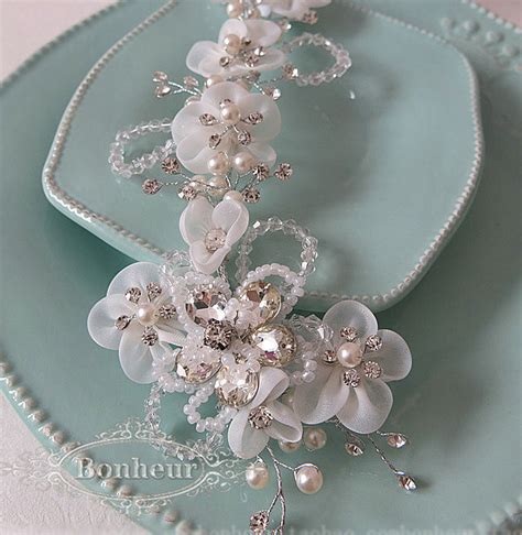 Buy Wholesale High Quality Crystal Beads Bridal Hairwear Pearl Lace