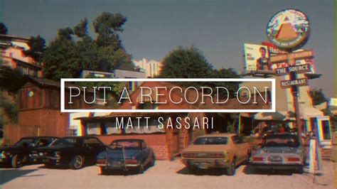 Matt Sassari Put A Record On Extended Mix Youtube Music