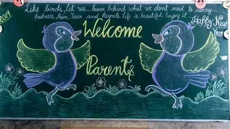 School Blackboard Decoration Ideas On Ptm Easy And Attractive You