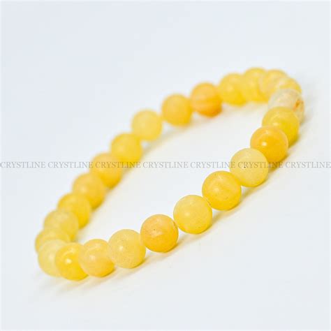 Yellow Calcite Bracelet Energizing Sunshine Crystline