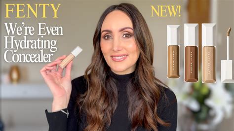 NEW FENTY WE RE EVEN HYDRATING LONGWEAR CONCEALER FULL DAY WEAR TEST