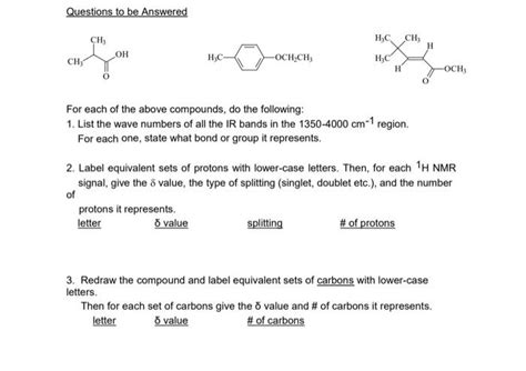 Solved Questions To Be Answered Ch H C Ch Ch Hc Chegg