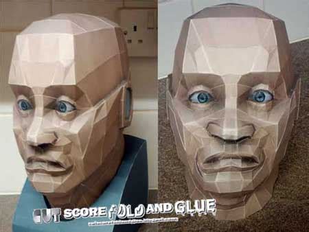 Free Papercraft Paper Model Papertoy Red Dwarf Kryten Papercraft