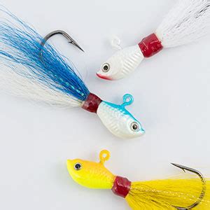 Amazon Alwonder 5 Pack Bucktail Jigs Saltwater Bucktail Fishing