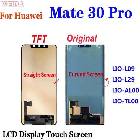 6 53 For Huawei Mate 30 Pro LIO L09 L29 AL00 TL00 LCD Display Touch