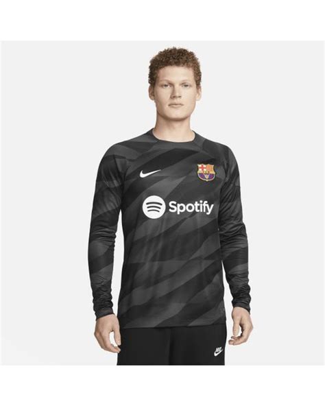 Nike Fc Barcelona 2023 24 Stadium Goalkeeper Dri Fit Long Sleeve Soccer