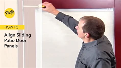 How To Align Sliding Patio Door Panels Youtube