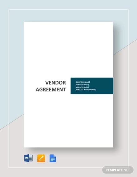 27 Sample Vendor Agreement Templates Pdf Doc