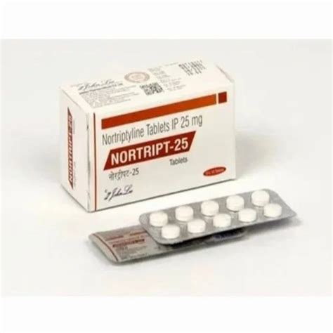 Nortript 25 Mg Tablets At Rs 250stripe Pregabalin Nortriptyline