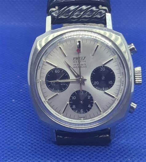 Prely Geneve Stahlchronograph Kaliber Valjoux Men Schweiz Um