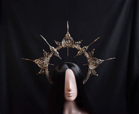 Angel Halo Crown Gothic Headpiece Goth Crown Cosplay Etsy