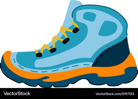 Women Hiking Boots Female Cartoon Royalty Free Vector Image