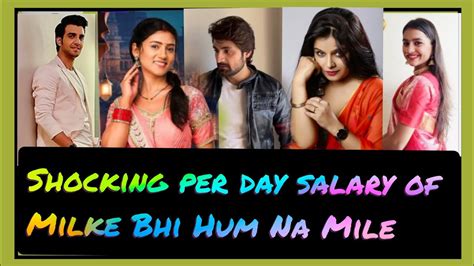 Shocking Per Day Salary Of Milke Bhi Hum Na Mile Serial Cast Real