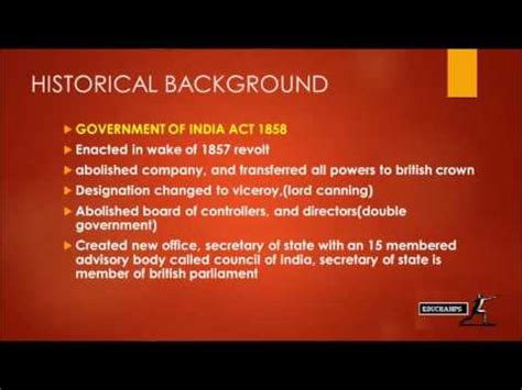 Polity Lecture 1 Historical Background Of Indian Constitution YouTube