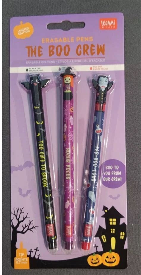 Legami Halloween Stiftset Boo Crew Limited Edition Neu Ovp