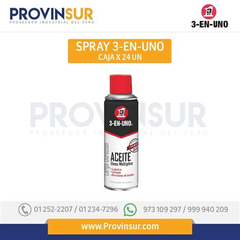 Aceite Multiusos Spray X Und En Uno Provinsur Sac