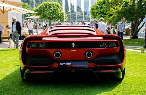 Deborah Red Ferrari Sp38 Shines In Concorso Deleganza Villa Deste