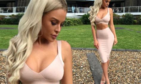 Ex Big Brother Star Skye Wheatley Shows Off Ample Bust And Tiny Waist