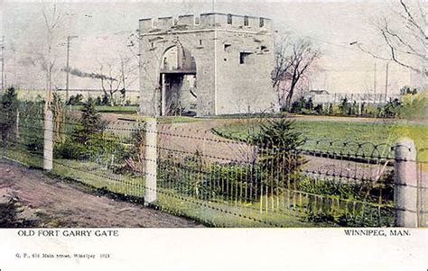 Old Fort Garry Gate Winnipeg Man G F Main Street F Flickr