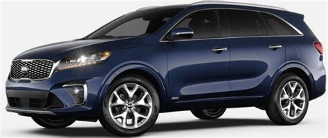 2020 Kia Sorento Color Options