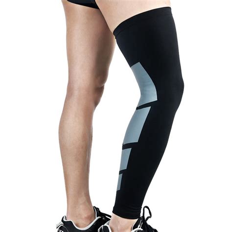 CFR Compression Leg Sleeves for Men Women - Full Length Stretch Long Sleeve with Knee Support ...