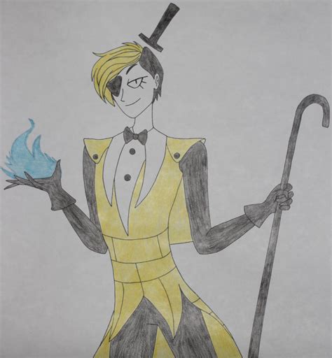 Bill Cipher Human Version Drawing By Sweetgirl333 On Deviantart